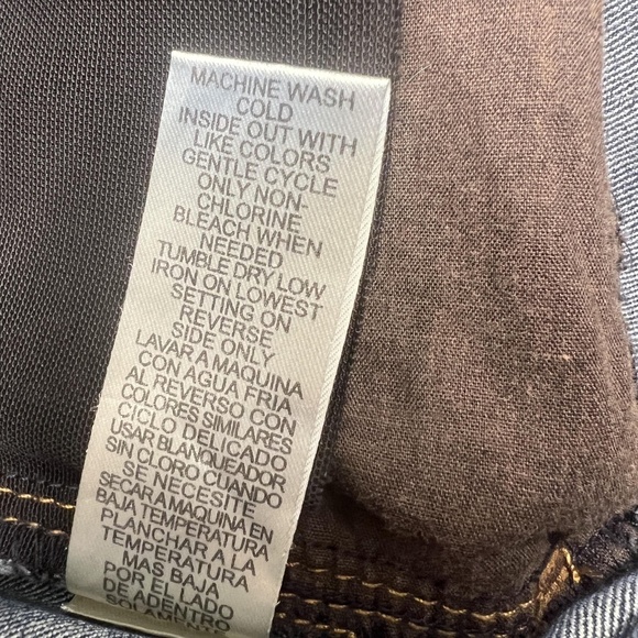 Democracy Jeans Womens 18W Blue Ab Solution Ankle Skimmer Curve Equality Stretch - Picture 9 of 13